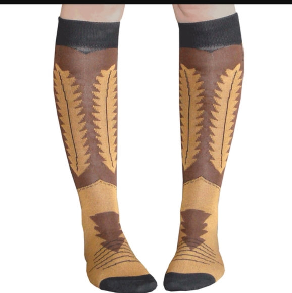 Modcloth cowboy novelty long socks - Picture 4 of 5